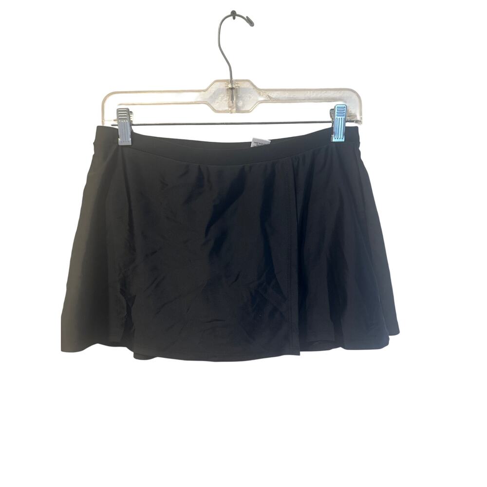 ⭐️ Women’s Croft & Borrow Black Skort Size 10 Tennis Pickleball Sporty Athletic